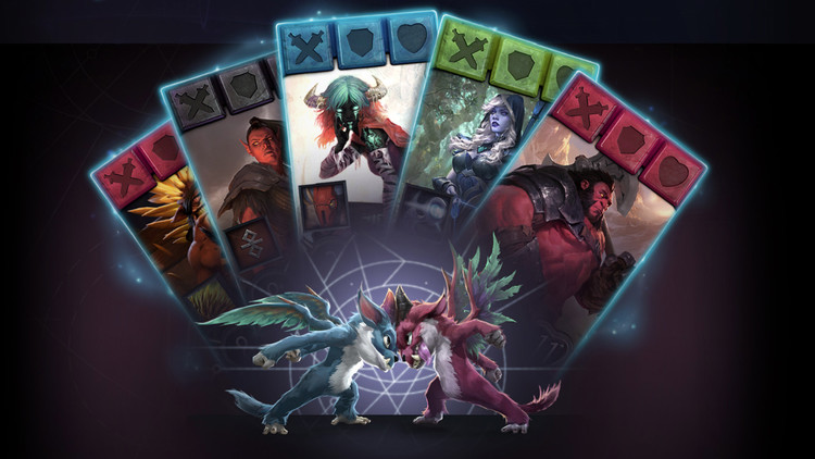 Artifact will let you build decks online and then import them into the